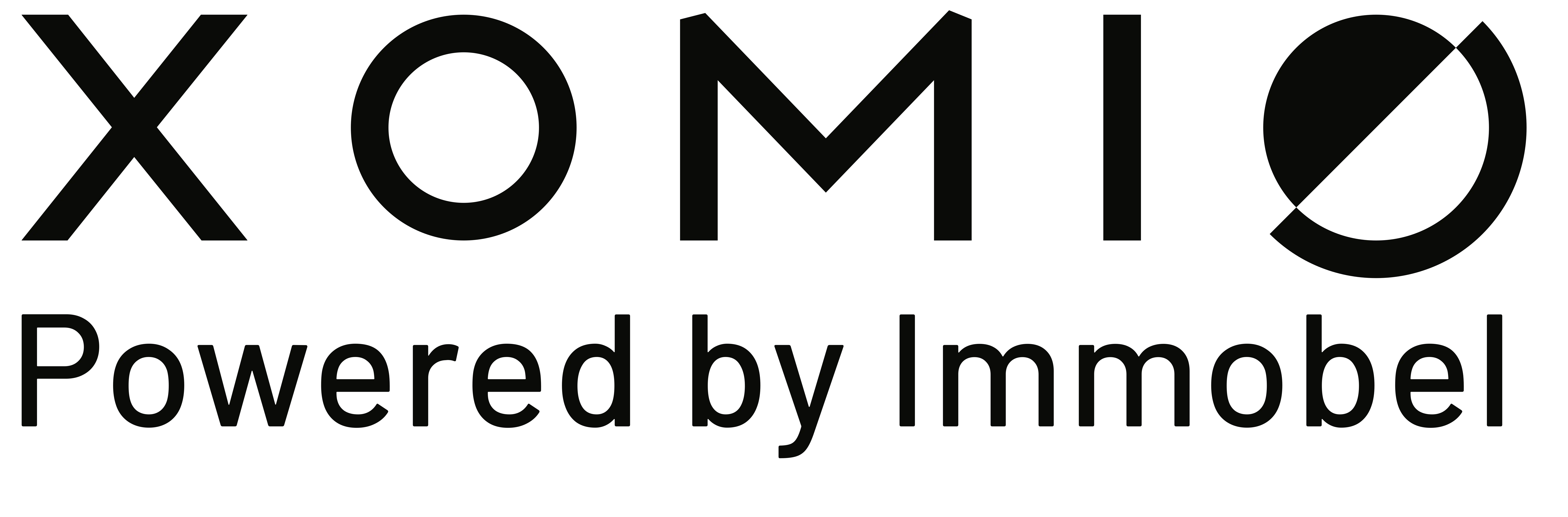 xomio powered by immobel logo